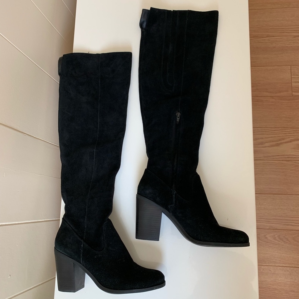 Steve Madden Eturnul Black Knee High Boots 8.5